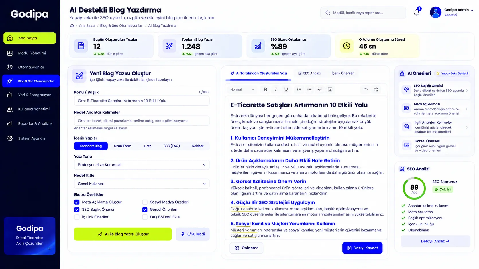 GEO ve AEO SEO